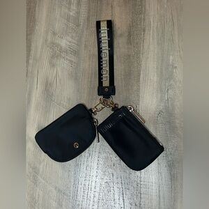 lululemon athletica Black Key & Card Holder Set
